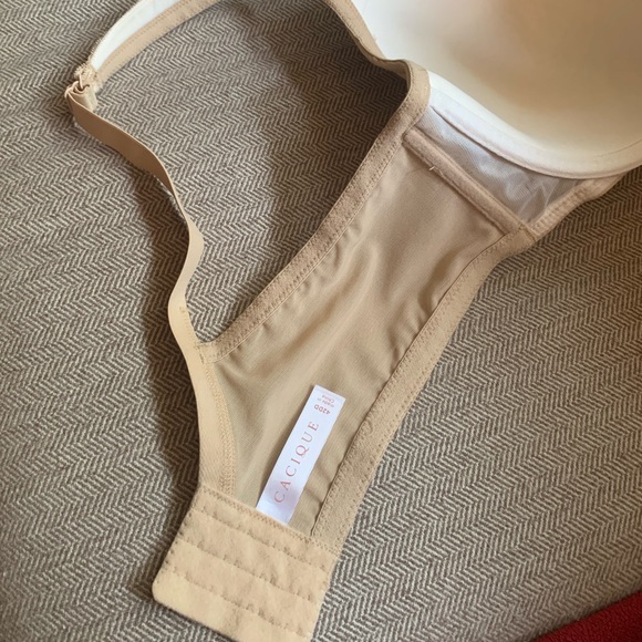 Cacique Modern Lace Lightly Lined Balconette Bra - Size 42DD - Picture 15 of 16